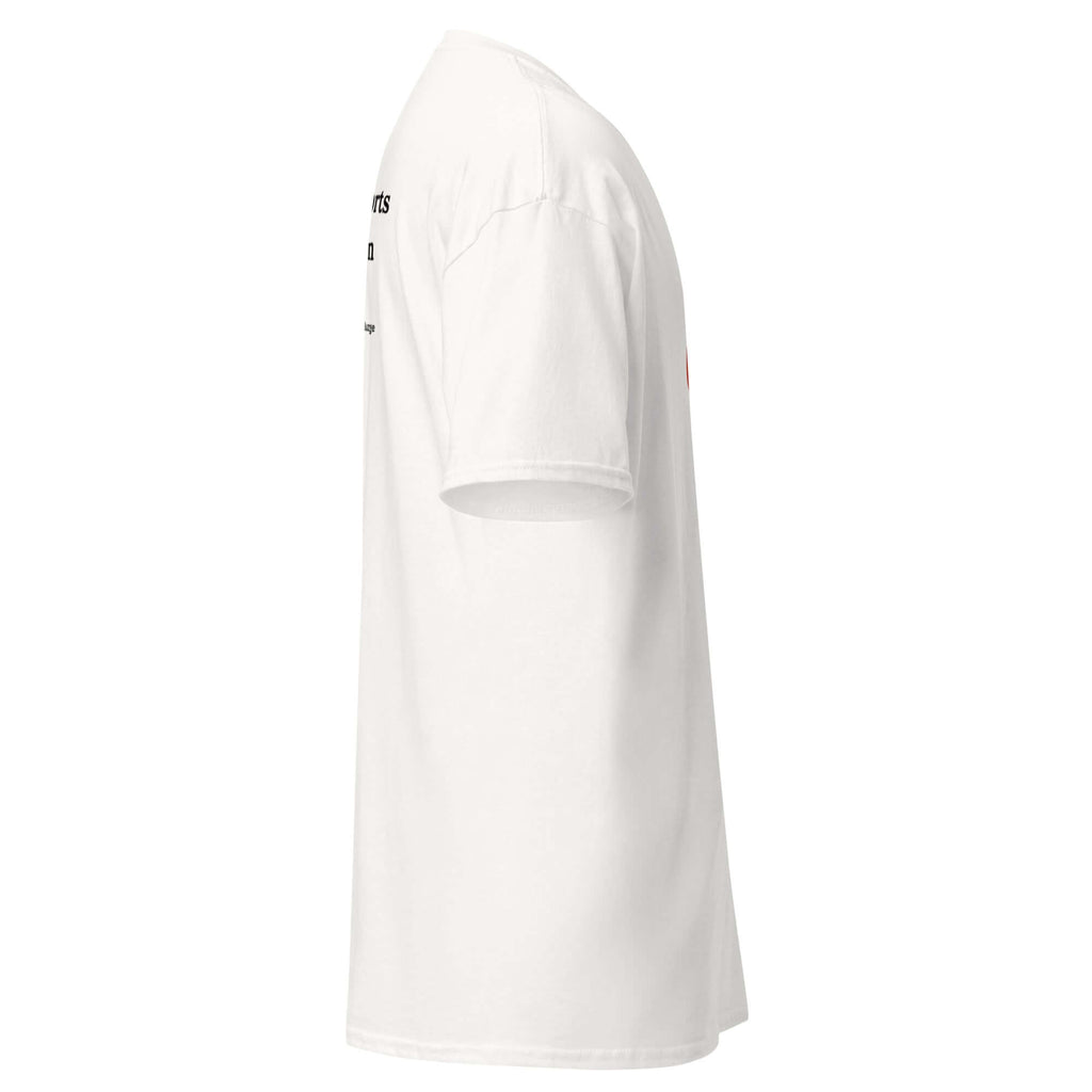 Unisex classic tee cotton left side detail